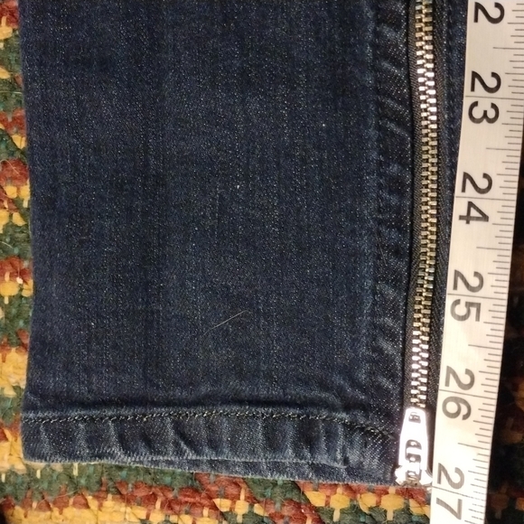 DIESEL ZIVY Blue Dark Wash Five Pocket Mid Rise Straight Leg Denim Jeans - Picture 13 of 15